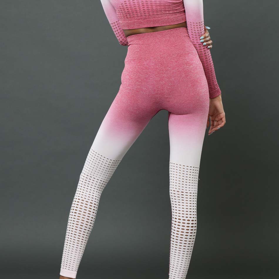knitted yoga set-Pink – Zat Outfit
